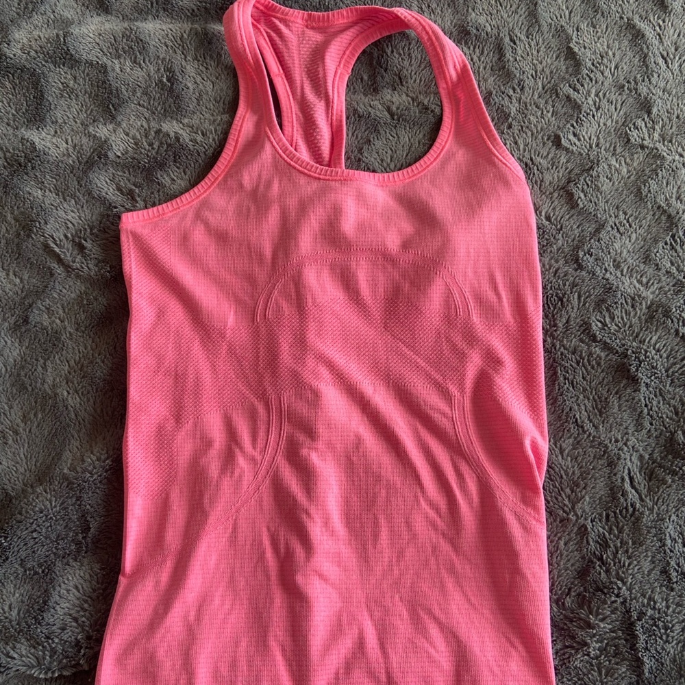 Lululemon Pink Racer Back T